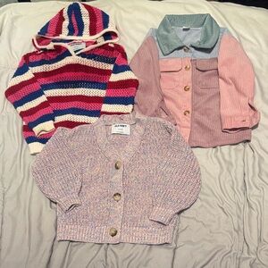 2 sweaters and 1 blouse bundle Old Navy and SHEIN